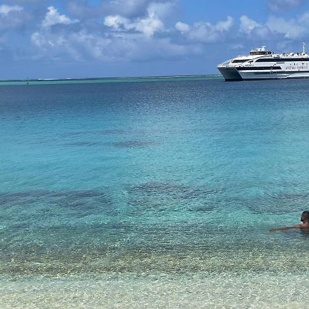Manava Huahine Beach House Apartman Fare Kültér fotó