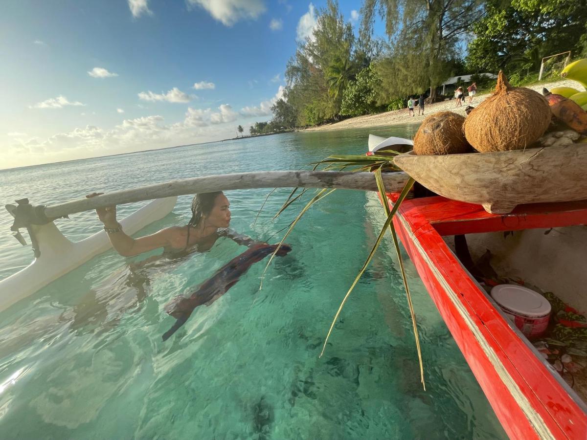 Manava Huahine Beach House Apartman Fare Kültér fotó