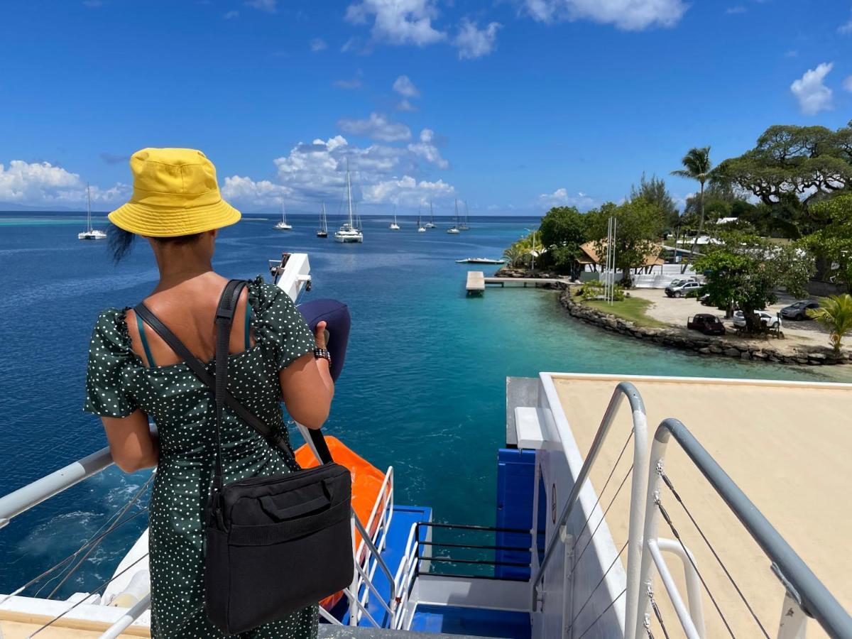 Manava Huahine Beach House Apartman Fare Kültér fotó