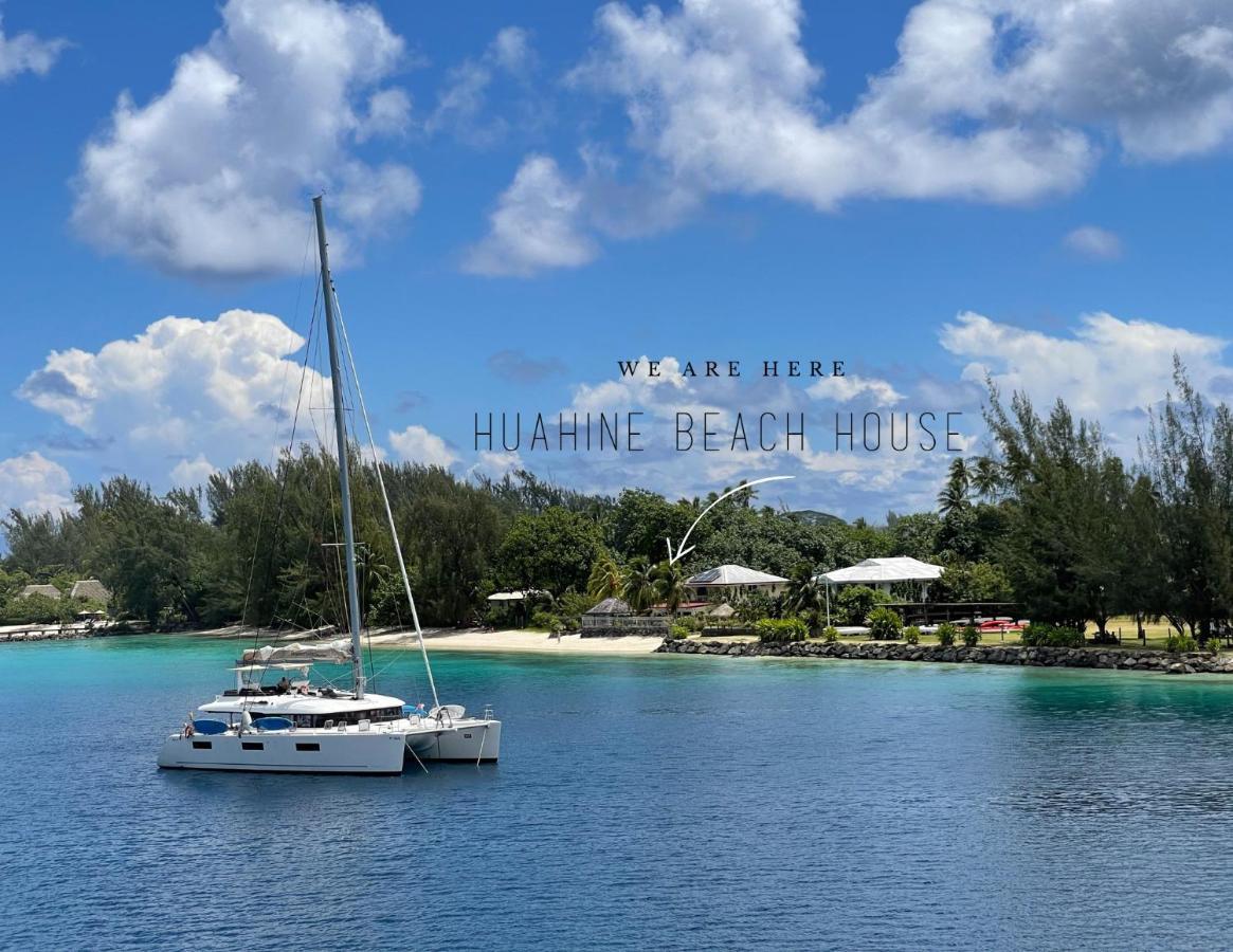 Manava Huahine Beach House Apartman Fare Kültér fotó