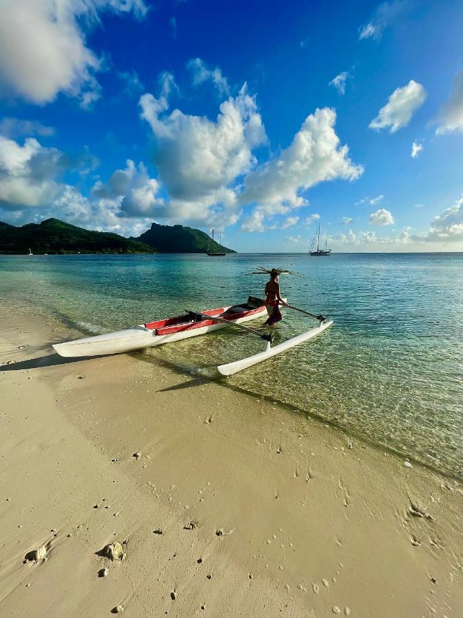 Manava Huahine Beach House Apartman Fare Kültér fotó