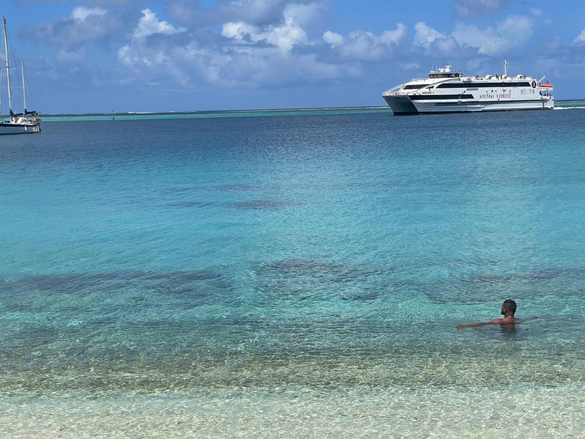 Manava Huahine Beach House Apartman Fare Kültér fotó