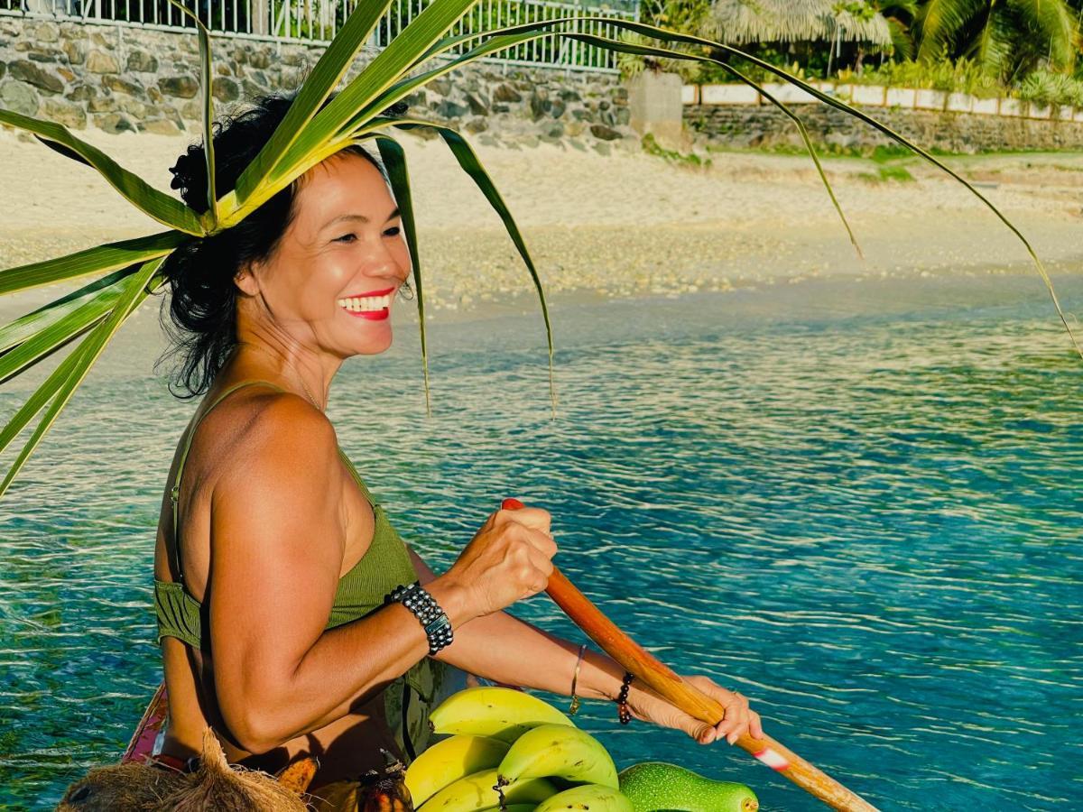 Manava Huahine Beach House Apartman Fare Kültér fotó