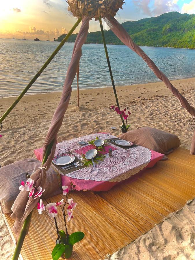 Manava Huahine Beach House Apartman Fare Kültér fotó